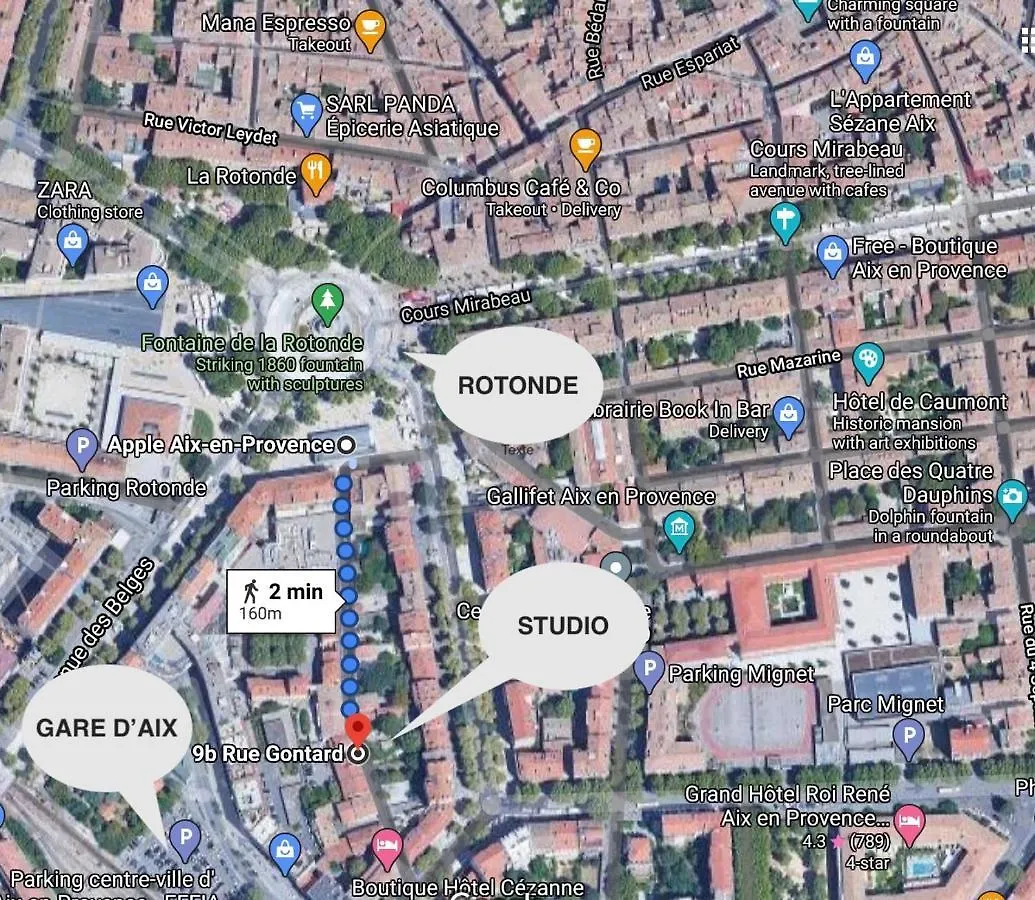 Bel Appartement Rotonde*Calme*Wifi*Clim*Smart Tv Aix-en-Provence Apartment